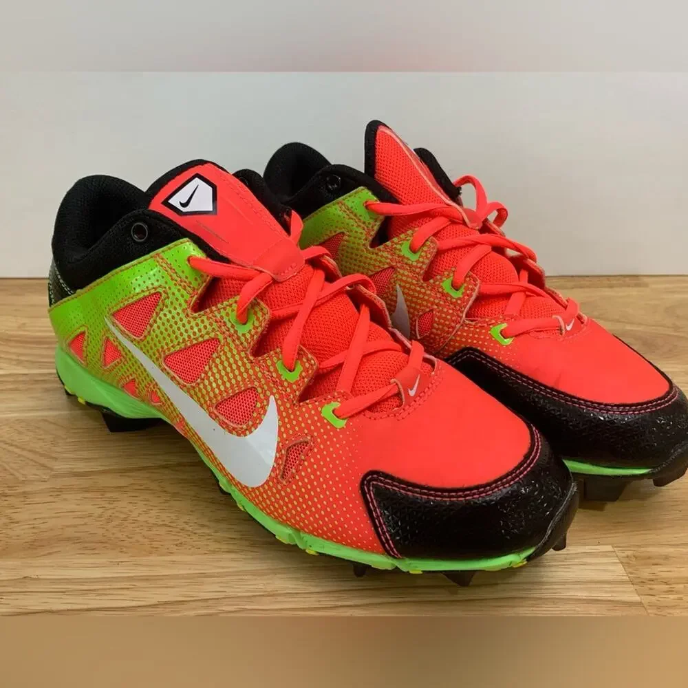 NEW Nike 6 Youth‎ Kids Pink Green Soccer Cleats